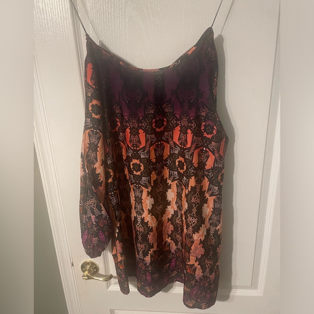 Purple Ombré Blouse Size M